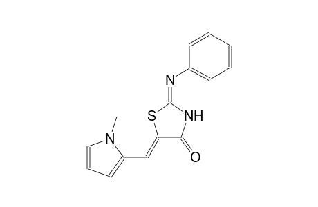 (5Z)-2-anilino-5-[(1-methyl-1H-pyrrol-2-yl)methylene]-1,3-thiazol-4(5H)-one