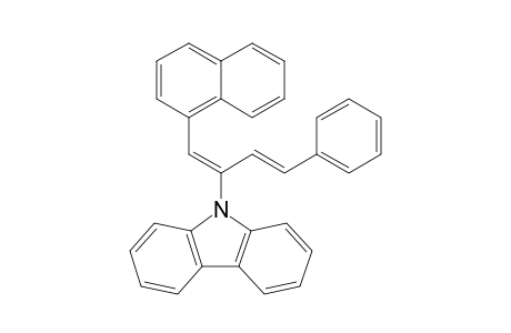 (1'E,3'E)-9-[1'-(1''-NAPHTYL)-4'-PHENYLBUTA-1',3'-DIEN-2'-YL]-9H-CARBAZOLE