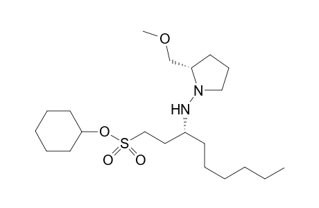 CYCLOHEXYL-(R,S)-(-)-3-[2-(METHOXYMETHYL)-PYRROLIDIN-1-YLAMINO]-NONANE-1-SULFONATE