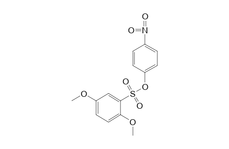 2,5-dimethoxybenzenesulfonic acid, p-nitrophenyl ester