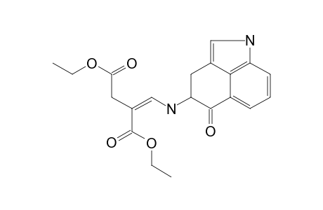 (Z)-N-(5-Oxo-1,3,4,5-tetrahydrobenz[c,d]indol-4-yl)-2',3'-diethoxycarbonyl-1'-propenylamine