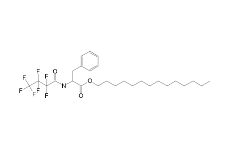 L-Phenylalanine, N-heptafluorobutyryl-, tetradecyl ester