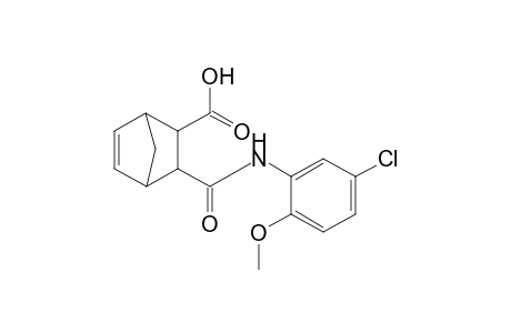 3-[(5-chloro-2-methoxyphenyl)carbamoyl]-5-norbornene-2-carboxylic acid