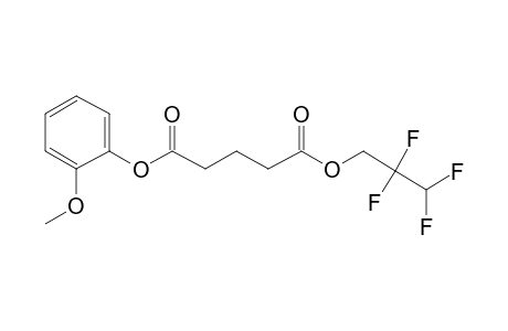 Glutaric acid, 2,2,3,3-tetrafluoropropyl 2-methoxyphenyl ester