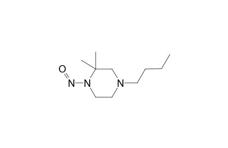 4-Butyl-2,2-dimethyl-1-nitroso-piperazine