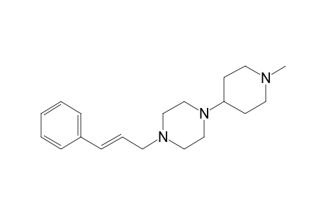 Piperazine, 1-(1-methyl-4-piperidyl)-4-(3-phenyl-2-propenyl)-