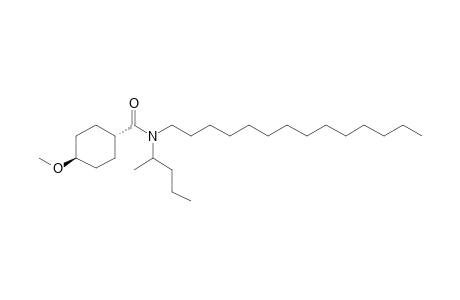 Cyclohexanecarboxamide, 4-methoxy-N-(2-pentyl)-N-tetradecyl-, trans