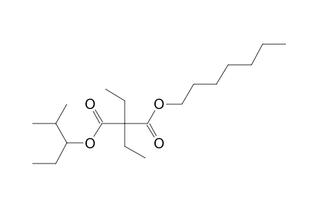 Diethylmalonic acid, heptyl 2-methylpent-3-yl ester