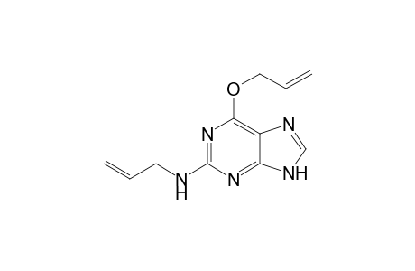 6-Prop-2-enoxy-N-prop-2-enyl-7H-purin-2-amine