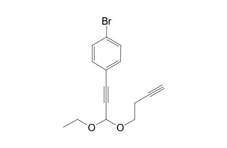 1-Bromo-4-(3-(but-3-yn-1-yloxy)-3-ethoxyprop-1-yn-1-yl)benzene