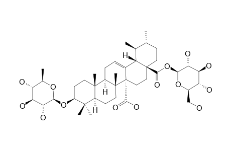 28-O-BETA-D-GLUCOPYRANOSYL-3-O-BETA-D-QUINOVOPYRANOSYL-QUINOVIC-ACID