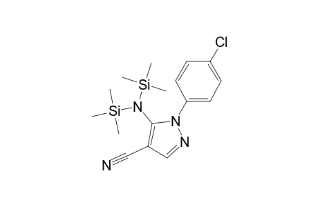 5-Amino-1-(4-chlorophenyl)-1H-pyrazole-4-carbonitrile, N,N-bis(trimethylsilyl)-