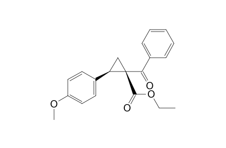 Ethyl (1R,2R)-1-benzoyl-2-(4-methoxyphenyl)cyclopropane-1-carboxylate