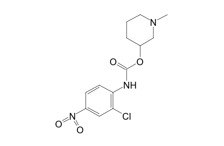 2-chloro-4-nitrocarbanilic acid, 1-methyl-3-piperidyl ester