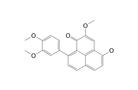 1H-Phenalen-1-one, 9-(3,4-dimethoxyphenyl)-4-hydroxy-2-methoxy-