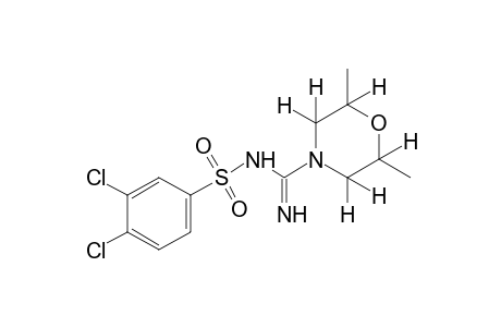 3,4-dichloro-N-[1-(2,6-dimethylmorpholino)formimidoyl]benzenesulfonamide