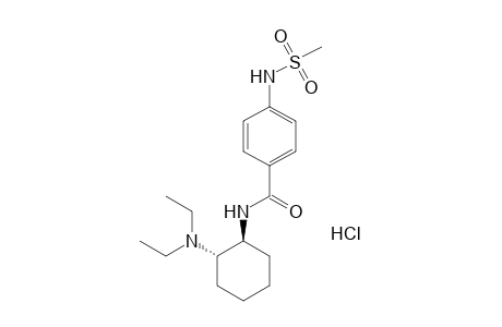 (+)-N-[(1S)-trans-2-(Diethylamino)cyclohexyl]-p-(methylsulfonamido)benzamide hydrochloride