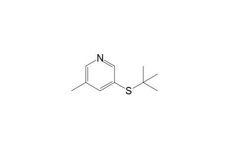 3-Picoline, 5-(tert-butylthio)-