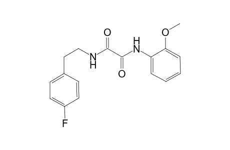 N-[2-(4-fluorophenyl)ethyl]-N'-(2-methoxyphenyl)ethanediamide