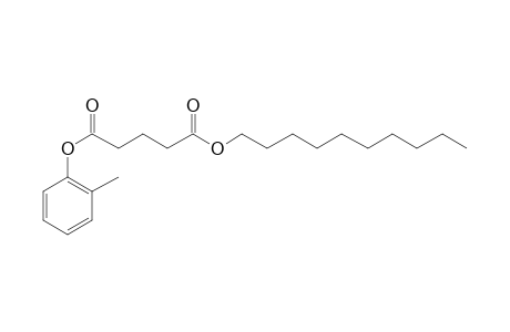 Glutaric acid, decyl 2-methylphenyl ester