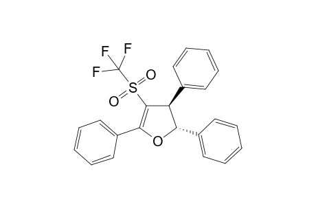 2,3,5-Triphenyl-4-trifluoromethylsulfonyl-trans-2,3-dihydrofuran