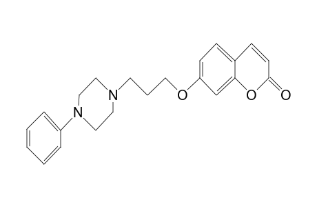 2H-1-Benzopyran-2-one, 7-[3-(4-phenyl-1-piperazinyl)propoxy]-