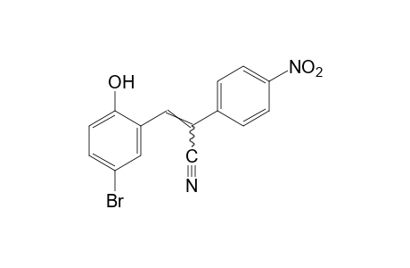 3-(5-bromo-2-hydroxyphenyl)-2-(p-nitrophenyl)acrylonitrile