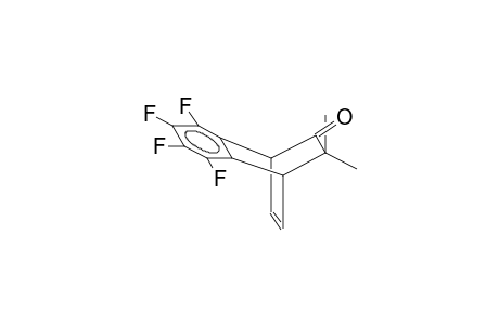 2-OXO-3,3-DIMETHYL-5,6-TETRAFLUOROBENZOBICYCLO[2.2.2]OCTADIENE