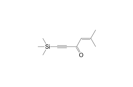 4-Hexen-1-yn-3-one, 5-methyl-1-(trimethylsilyl)-