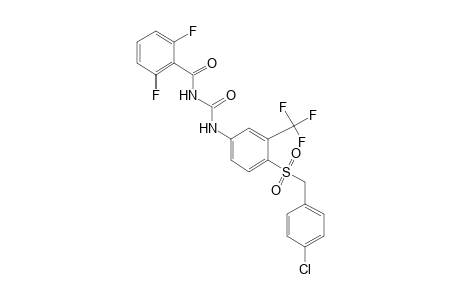 1-{4-[(p-CHLOROBENZYL)SULFONYL]-alpha,alpha,alpha-TRIFLUORO-m-TOLYL}-3-(2,6-DIFLUOROBENZOYL)UREA