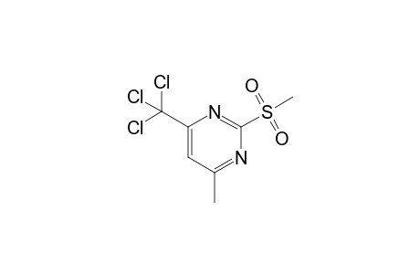 2-Mesyl-4-methyl-6-(trichloromethyl)pyrimidine