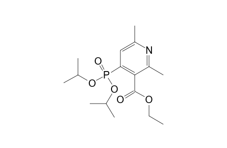 3-Pyridinecarboxylic acid, 4-[bis(1-methylethoxy)phosphinyl]-2,6-dimethyl-, ethyl ester