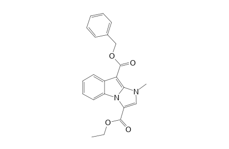 Benzyl 3-(ethoxycarbonyl)-1-methyl-3(1H)-imidazo[1,2-a]indole-9-carboxylate