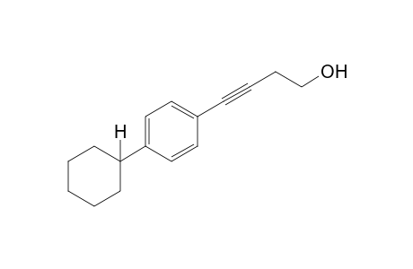 4-(p-cyclohexylphenyl)-3-butyn-1-ol