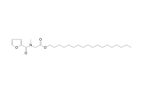 Sarcosine, N-(2-furoyl)-, octadecyl ester