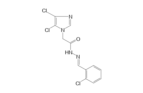 4,5-dichloroimidazole-1-acetic acid, (o-chlorobenzylidene)hydrazide