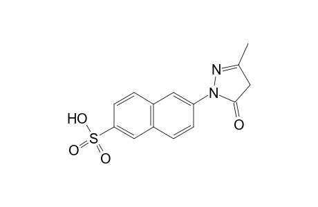 2-Naphthalenesulfonic acid, 6-(3-methyl-5-oxo-2-pyrazolin-1-yl)-