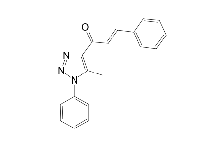 (E)-1-(5-Methyl-1-phenyl-1H-1,2,3-triazol-4-yl)-3-phenylprop-2-en-1-one