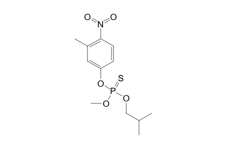 phosphorothioic acid, O-isobutyl O-methyl O-4-nitro-m-tolyl ester