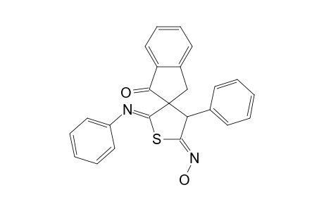 5'-(Hydroxyimino)-4'-phenyl-2'-(phenylimino)-1-oxo-2',3',4',5'-tetrahydro-spiro[indane-2,3'-thiophene]