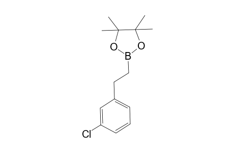 2-(3-Chlorophenyl)ethylboronic acid pinacol ester