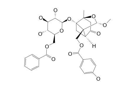 PAEONIDANIN_C;6'-O-BENZOYL-4''-HYDROXYPAEONIDANIN