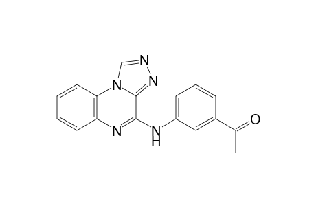 1-Ethanone, 1-[3-([1,2,4]triazolo[4,3-a]quinoxalin-4-ylamino)phenyl]-