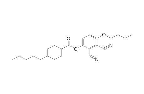 4-Butoxy-2,3-dicyanophenyl 4-pentylcyclohexanecarboxylate