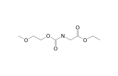 Glycine, N-(2-methoxyethoxycarbonyl)-, ethyl ester