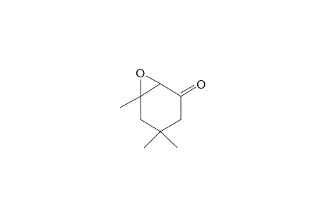 7-Oxabicyclo[4.1.0]heptan-2-one, 4,4,6-trimethyl-