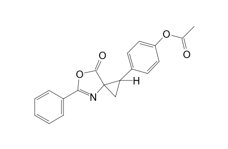 1-(p-Hydroxyphenyl)-5-phenyl-6-oxa-4-azaspiro[2.4]hept-4-en-7-one, acetate (ester)