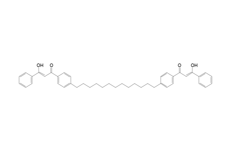 3-Hydroxy-1-(4-(13-[4-(3-hydroxy-3-phenylacryloyl)phenyl]tridecyl)-phenyl)-3-phenylprop-2-en-1-one