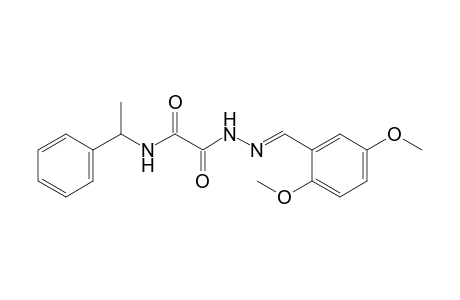 acetic acid, oxo[(1-phenylethyl)amino]-, 2-[(E)-(2,5-dimethoxyphenyl)methylidene]hydrazide