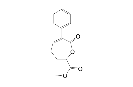 4,7-Dihydro-7-oxo-6-phenyloxepin-2-carboxylic acid-methylester